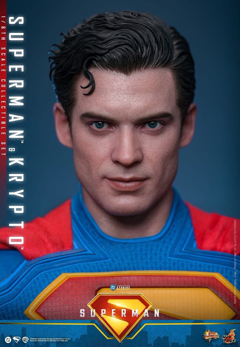 variablelace's tweet image. Superman hot toys figure arrived… I think