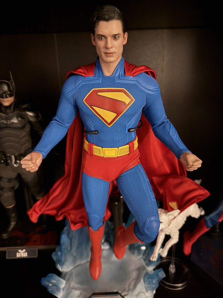 variablelace's tweet image. Superman hot toys figure arrived… I think