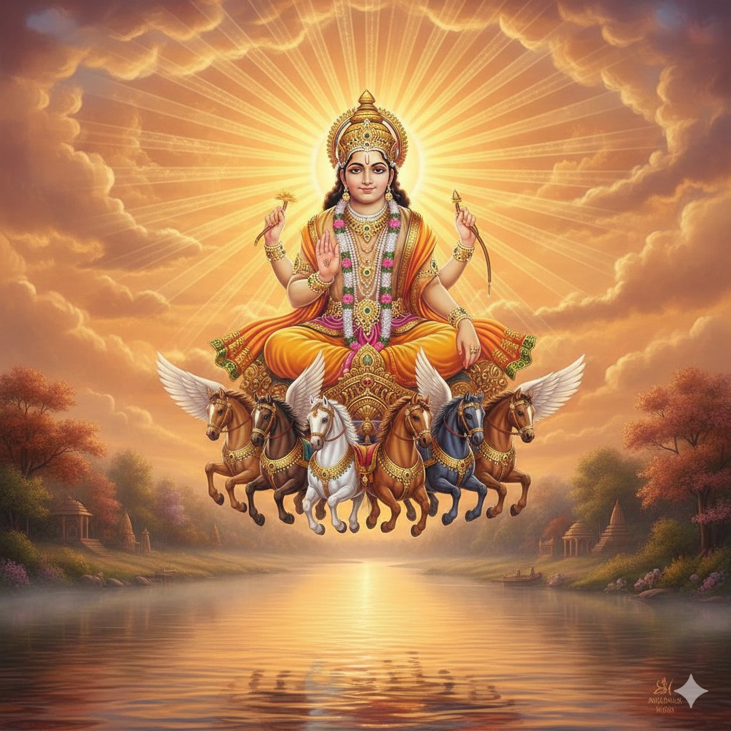 ☀️ सुबह की प्रेरणादायक शुभकामना ☀️

एहि सूर्य सहस्रांशो तेजोराशे जगत्पते।
अनुकम्प्य मां भक्त्या गृहाणार्घ्यं दिवाकरः॥

जिस तरह सूर्य बिना भेदभाव सबको प्रकाश देता है,
उसी तरह आज का दिन भी हमें
मेहनत, सच्चाई और सकारात्मकता से भर दे।
हर अंधेरा बस कुछ पल का होता है,
सूरज निकलते ही