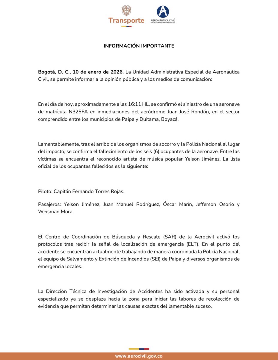 Dirección Técnica de Investigación de Accidentes tweet media