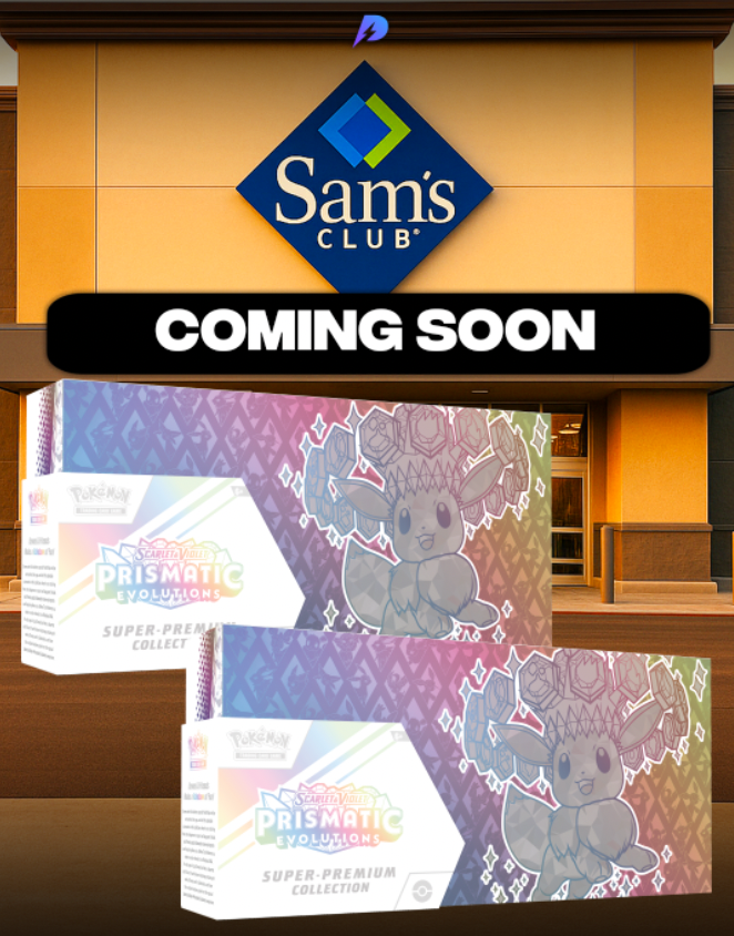 Prismatic Evolutions Super Premium Collection coming soon to Sam's Club for only $69.98! 😯

HIGH STOCK CONFIRMED! 🚨

Early Link samsclub.com/ip/zephyr/1917…

Plugged Inn members get instant alerts and autocheckout

Join the Discord to cop: pluggedinn.io