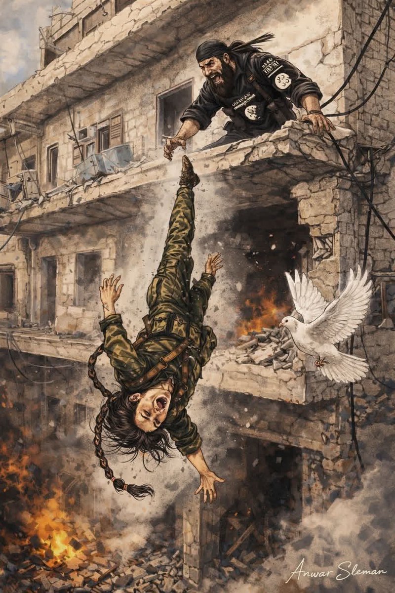 V hezar û çarsed sal e
Li welatê min "enfal" e
Ser û mal û namûsa min
Li dijminê min helal e.

Bila bes bin ev derd û jan
Ev dîn eger dînê te ye
Kê kir hevalê xûnmijan?

Li ser serê min ceng û şer
Min dikujin, hem dibêjin
Selewat li ser peyxember