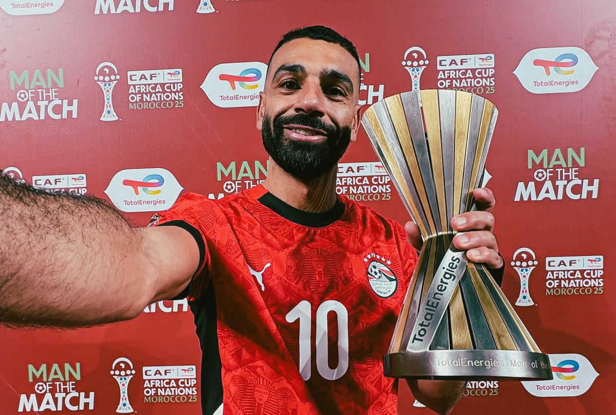 The Egyptian King. 🇪🇬👑
Mohamed Salah is the TotalEnergies Man of the Match.

#TotalEnergiesAFCON2025 | <a href="/Football2Gether/">Football Together</a>