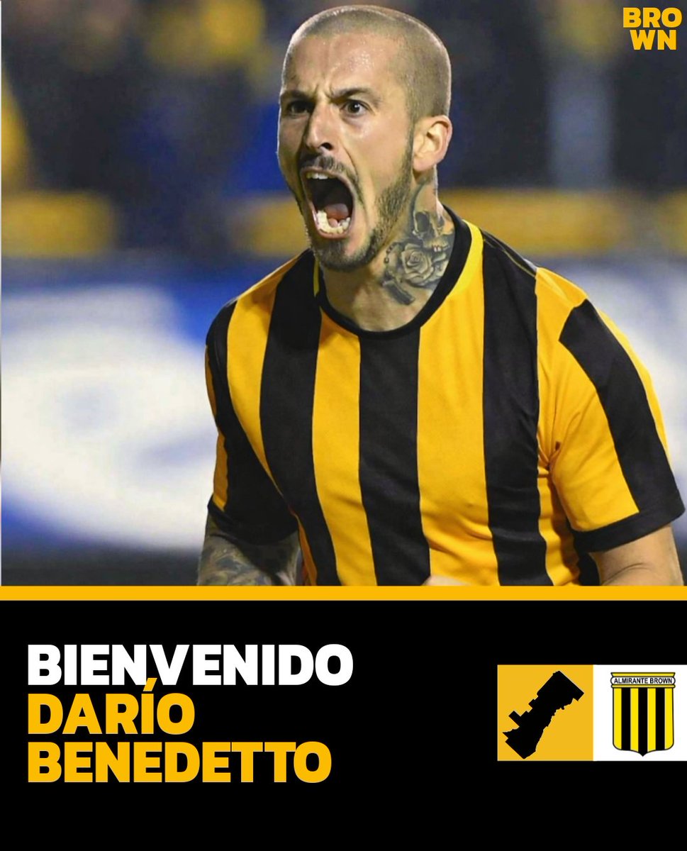 ✍🏼️ ¡Darío Benedetto se sube a la Fragata!

El delantero firmó su contrato con Almirante Brown hasta diciembre del 2026. Llega en condición de libre, luego de haber jugado la temporada anterior en Newell's Old Boys.

¡Bienvenido, Pipa! 🫡