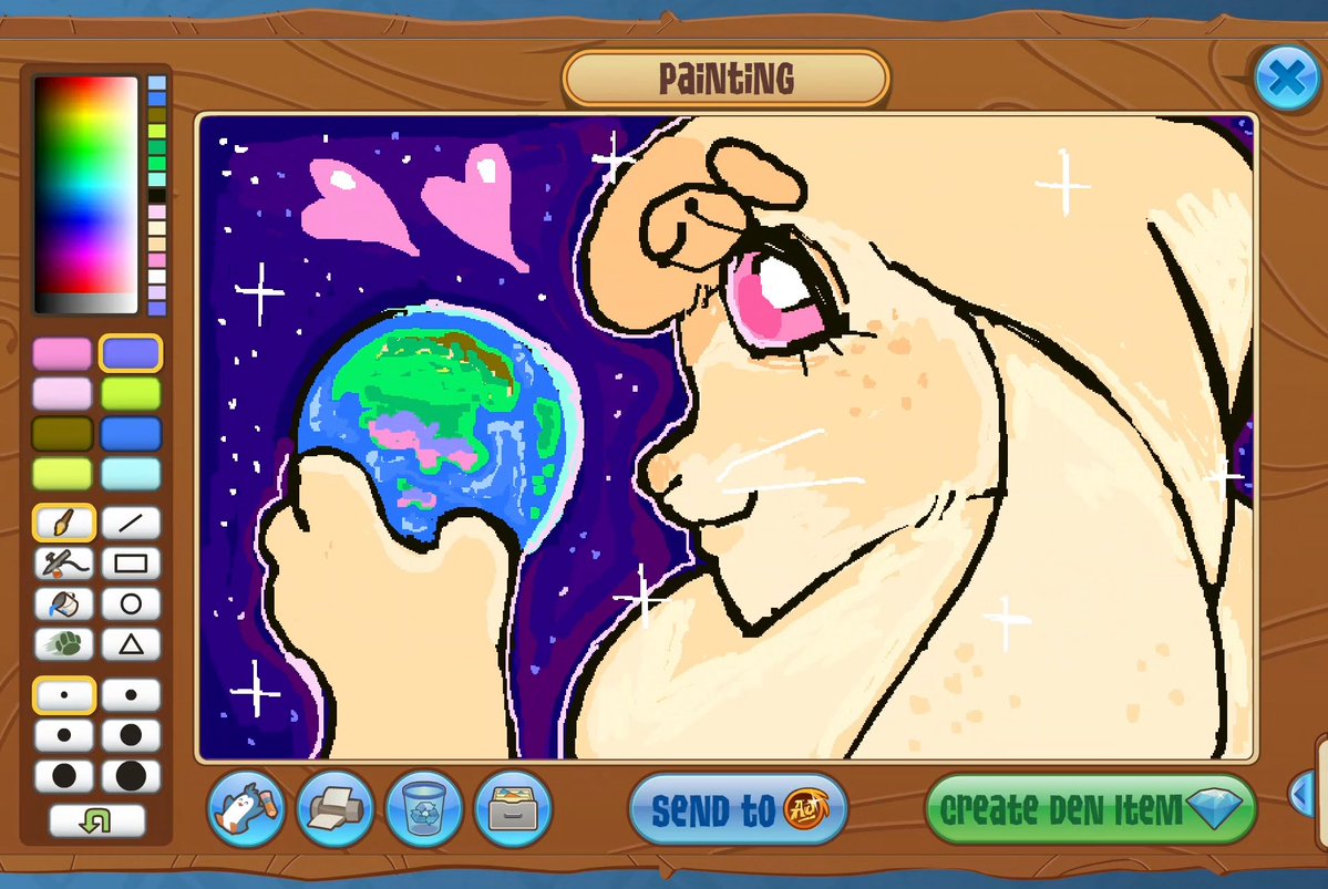 snackdstudioz's tweet image. more art of my oc in animal jam!!!!! #ocart #bunny #aj #animaljam