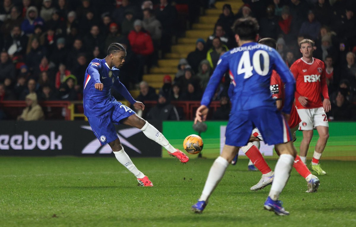 Jorrel Hato on his first Chelsea goal:

🗣️ "I was actually surprised that I hit it so that's why I didn't celebrate it, but very happy with my first goal for Chelsea and it's a nice way to do it. I knew it was in."

~ <a href="/footballontnt/">Football on TNT Sports</a>