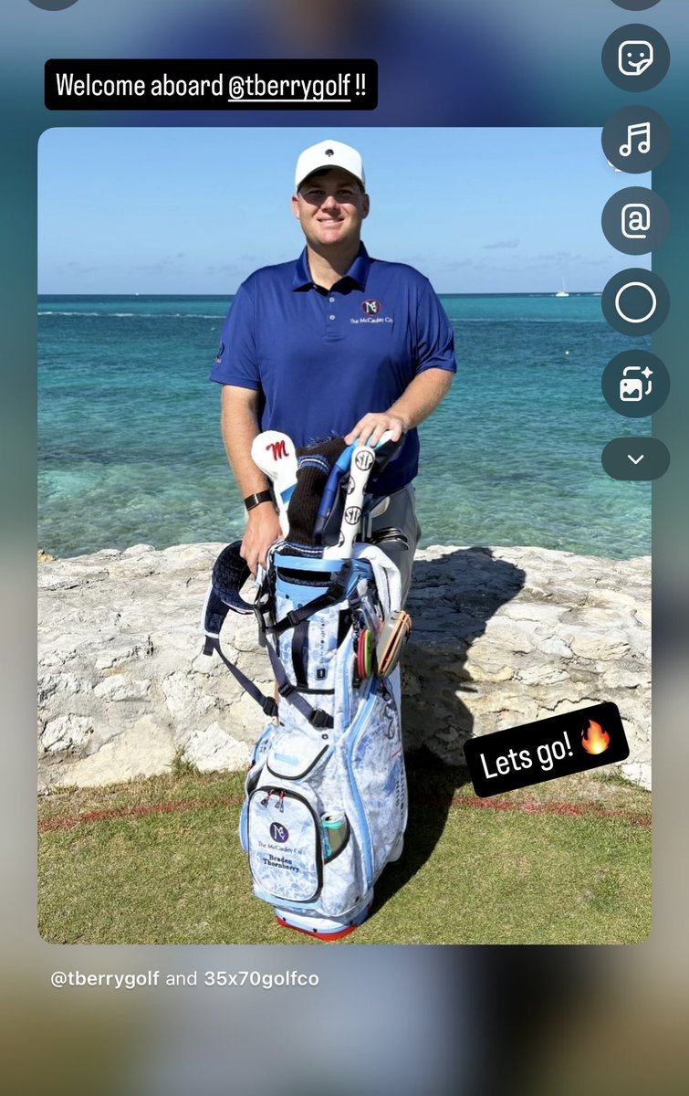 Welcome to the <a href="/35x70GolfCo/">35x70 Golf Co.</a> Pro staff, <a href="/tberrygolf/">Braden Thornberry</a> .

Braden’s a phenomenal golfer, and we couldn’t be more excited the 2026 season.

Let’s go! 🔥