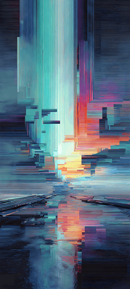 404images's tweet image. Fractured Light Symphony💾
4K Phone Wallpaper

Tap &amp;amp; Hold ➜ Load in 4K

#wallpaper #glitchart #surreal #digitalpainting