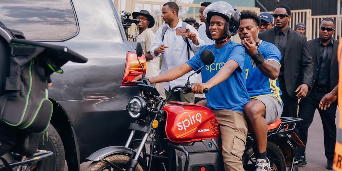 spiro_rw's tweet photo. EARLIER TODAY: Popular American YouTuber, Darren Jason Watkins Jr. better known as IShowSpeed @ishowspeedsui I @IShowSpeedHQ hopped onto our #SpiroBike to Amahoro stadium tapping into the real #EnergyOnTheMove.
#SpiroRwanda
#RealRwanda
#VisitRwanda
π· Β© Courtesy Photos https://t.co/66s2iSjf3p