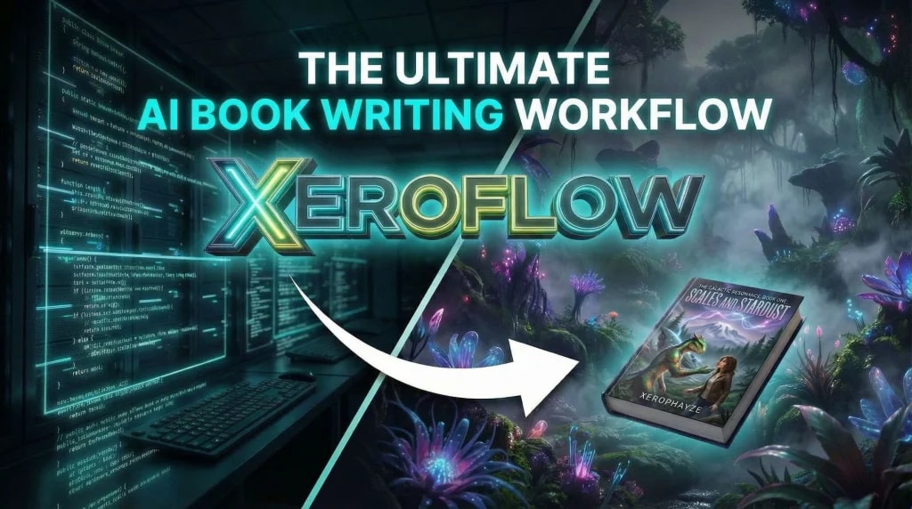 EThorup77's tweet photo. Tired of fragmented AI? 🤖 Learn my Xeroflow workflow for building complete, publishable fiction from scratch. Peeling back the curtain on Vibe Coding. Watch now! 👇 https://t.co/XGAnf2dQWE #AICreation What's the hardest part of AI storytelling for you? https://t.co/JPAdu0CwIm