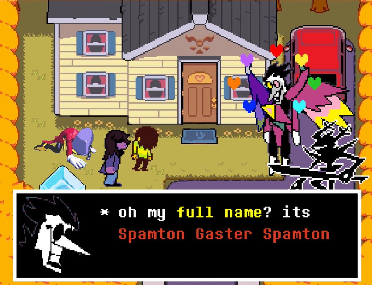 adoringtechno's tweet image. what do you guys think of my deltarune prediction