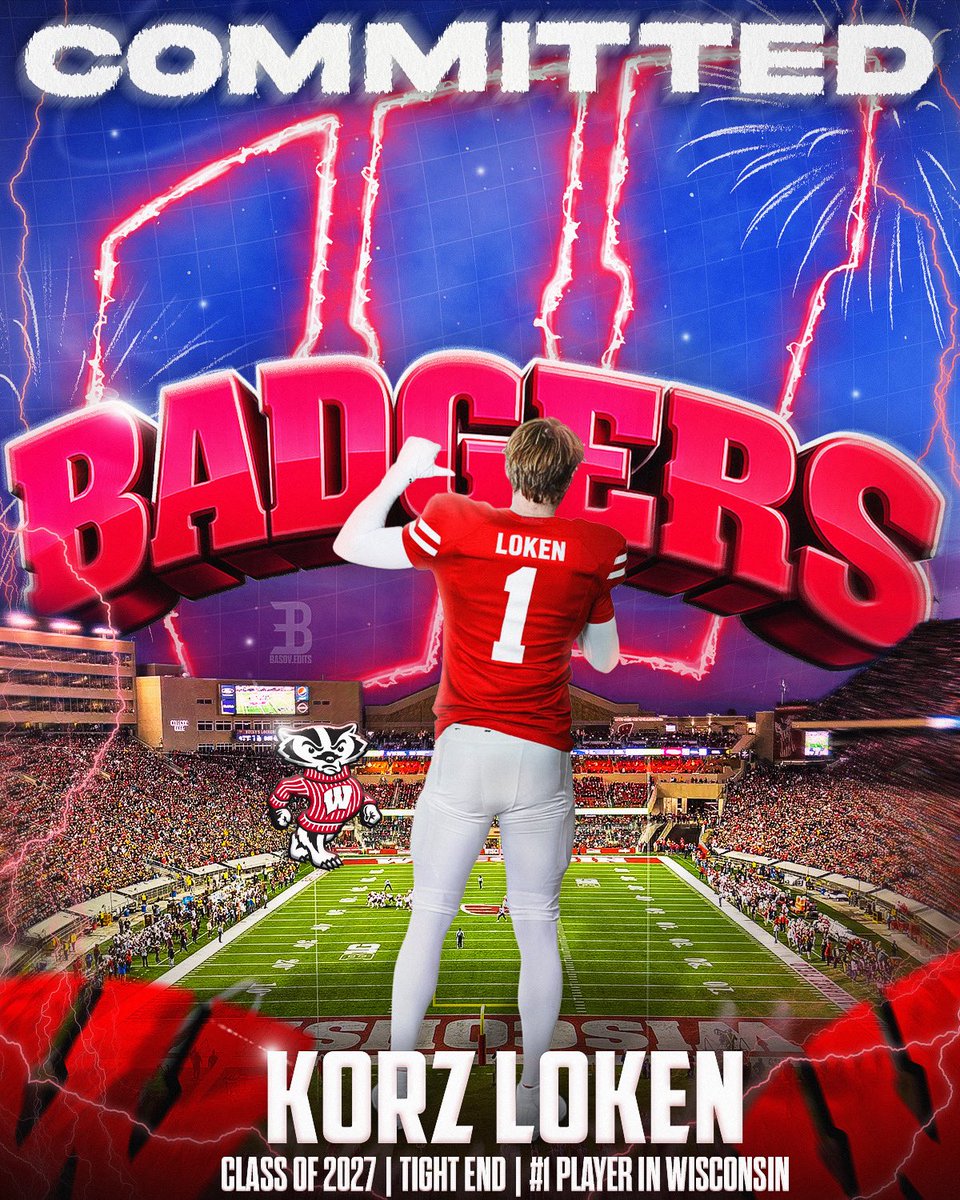 KorzLoken's tweet image. I’m staying home @BadgerFootball