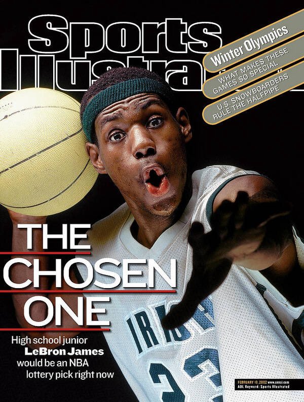 Every once in a while I remember how hyped LeBron was in high school.
It’s hard to believe he over