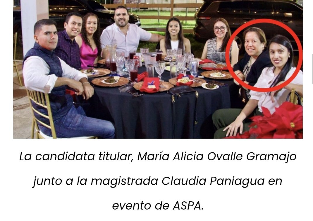 Los candidatos de la planilla 5️⃣ no solo mantienen vínculos con Walter Mazariegos, sino con Nester Vásquez y Claudia Paniagua, magistrados actuales de la Corte de Constitucionalidad qué han sido sancionados por Estados Unidos🇺🇸 por corruptos. 🫠

Lo PEOR para Guatemala es la 5.