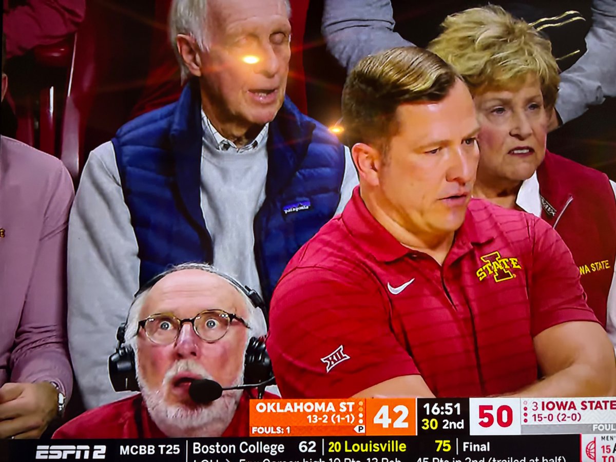 Eric Heft watching Milan go to work.