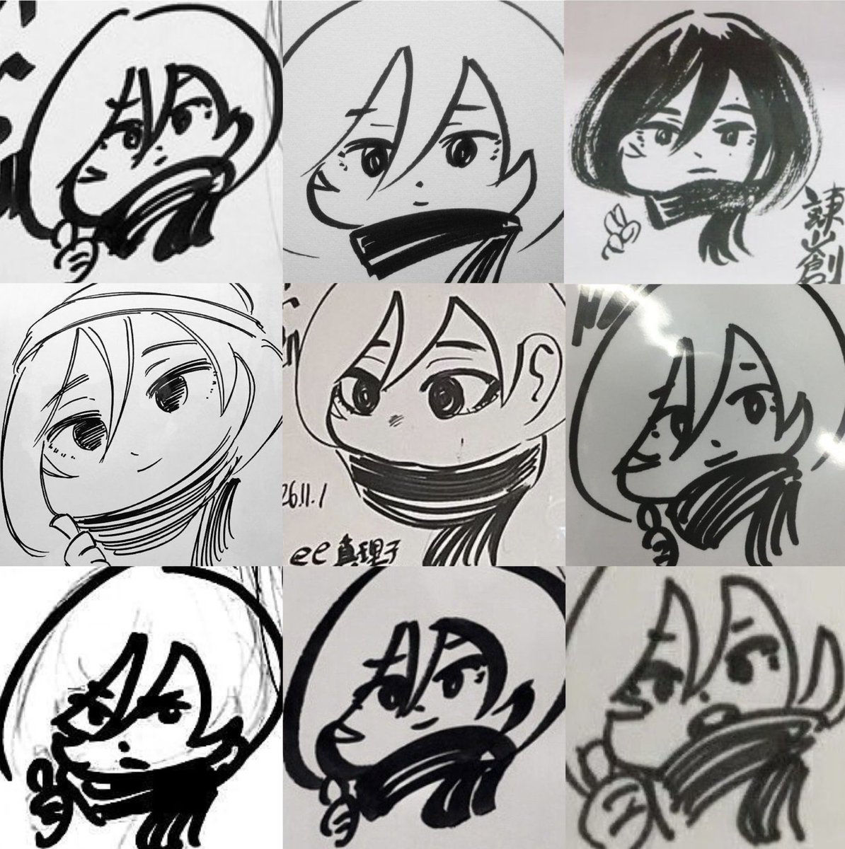 Isayama being the first and only manga author to use their female mc as their signature shows how iconic Mikasa really is.