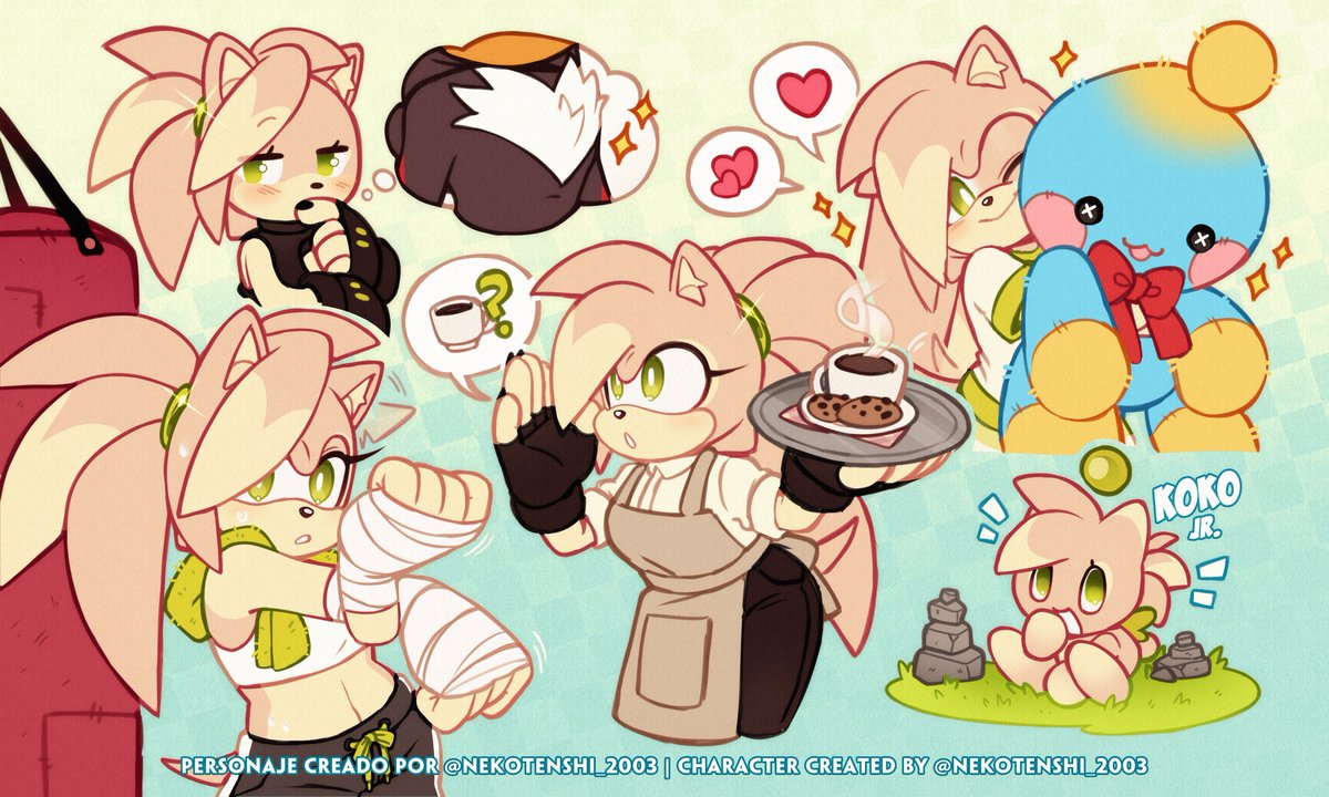 Koko the Hedgehog (OC) is an adventurer with the power of geoquinesis and superhuman strength, determined to protect those she loves🦔✨ 

#sonicoc #KokoTheHedgehog #sonicAU #sonicartist