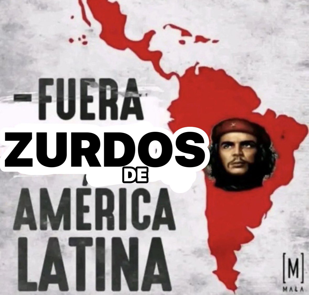 ¡Váyanse al carajo zurdos de mierda!