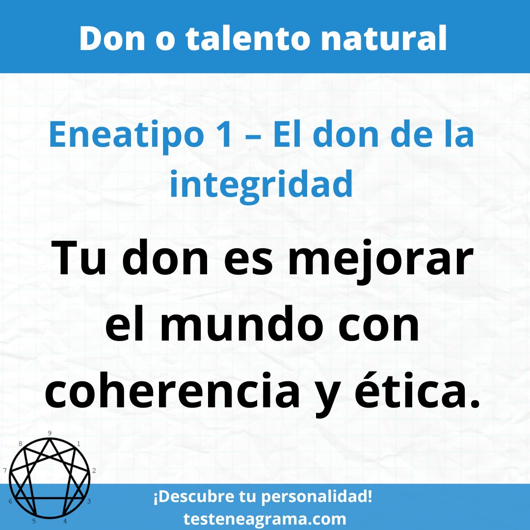 ⚖️ El Uno tiene una capacidad natural para ver cómo mejorar las cosas.
Su sentido de la ética y la justicia inspira orden, claridad y responsabilidad.
Cuando actúa desde la serenidad, se convierte en un referente de integridad.
#Eneatipo1 #Eneagrama #CrecimientoPersonal