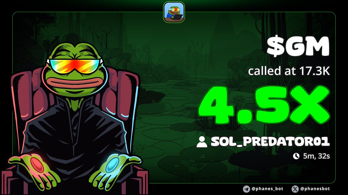 4x up on my call on $GM 💹🚀💎💸
Ca>
HHvQGvSc4MuarGvW4iPD1cV5HvftQMLZM9Yk39JGpump
#solanamemecoin #Iran #AFCON2025 #مصر_كوت_ديفوار #TotalEnergiesAFCON2025 #FarrhanaBhatt