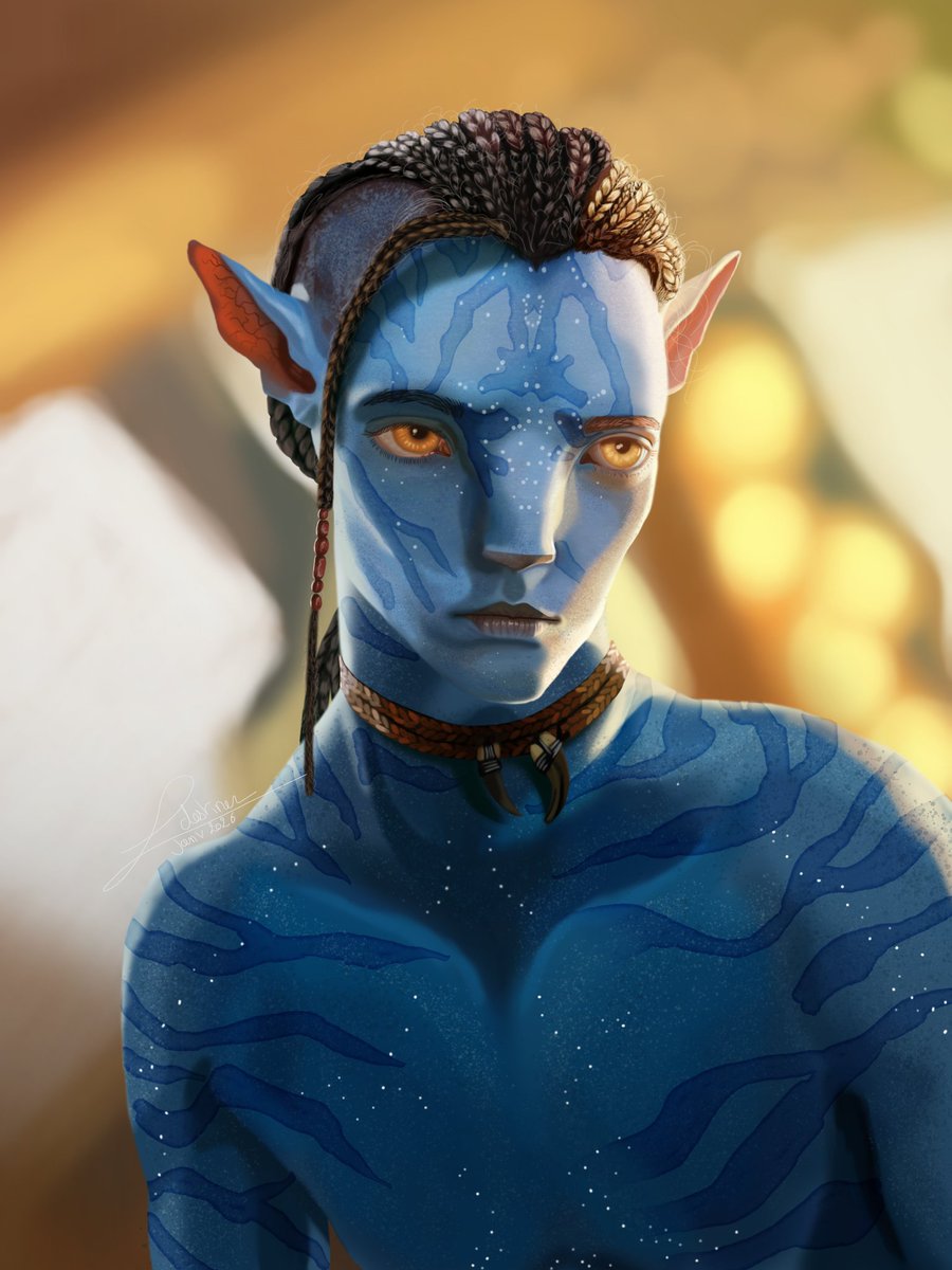 An amazing adventure with all Sully's members. Thank you James Cameron 💛 Lo'ak 's portrait