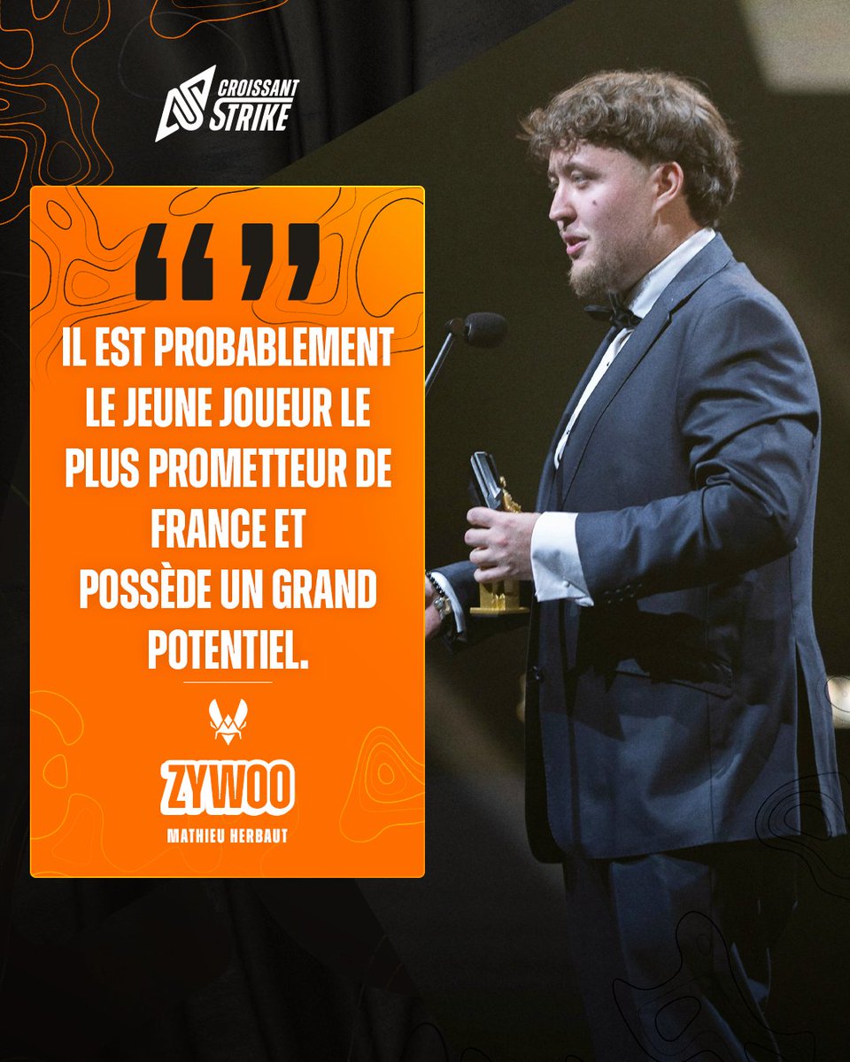 CroissantStrike's tweet image. 🇫🇷 @ZywOo a dévoilé sa bold prediction de 2026.

Et c'est un certain 🇫🇷 @Katkamee. 🐝👀