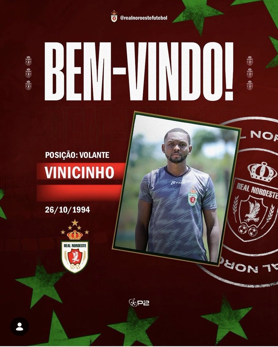 Negócio fechado✅✍️

VINICINHO, Volante,31 Anos.

com passagens por vários clubes dp Rio de Janeiro e por último pela equipe do Goytacaz

Crédito: Instagram do Clube 

Até aqui nos ajudou o Senhor🙏⚽️