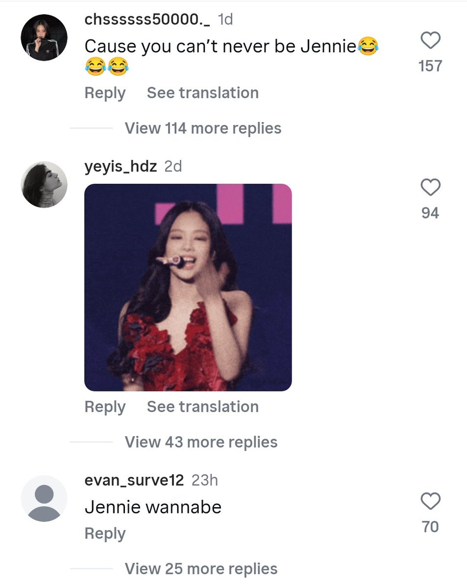 yumin_eri's tweet image. Btw this is what Ningning’s IG cmts look like for no reason n y’all still tryna convince us u don’t care? lmao imagine if u actually did