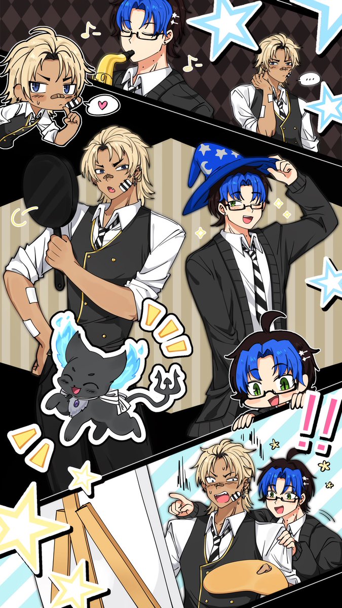 🌟&amp;🩹 ⋆｡𖦹°⭒˚｡⋆
one fateful day over five years ago now, two close friends named yuuri &amp; yuuto were whisked away to another land… now one of them attends magic school and the other one cleans windows 
-
©️hr92p0 #twstoc 
yuuto 🩹 belongs to <a href="/repeatingverse/">astre ☆</a> <3