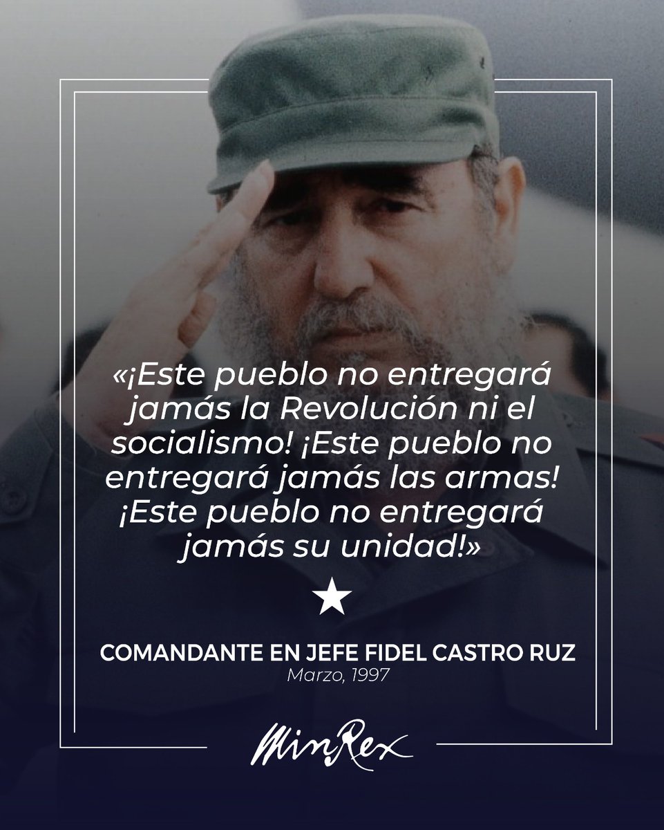 📌Palabras del Comandante en Jefe Fidel Castro Ruz durante el acto de entrega de la Declaración de los Mambises del siglo XX, celebrada ante el Monumento a José Martí el 15 de marzo de 1997.