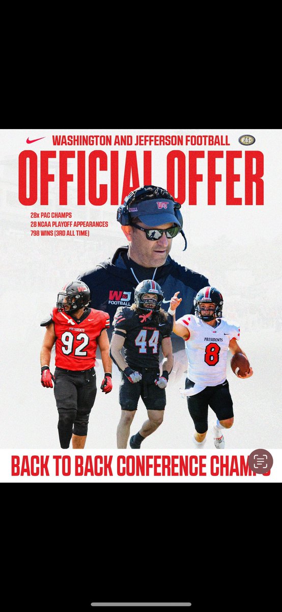 bross1013's tweet photo. After a great conversation with @Coach_Sirianni earlier today after a awesome official visit. I am blessed to have received my 6th offer from @WJFootball!  #AGTG @CoachCranston @CoachBraine @coachevansfb @CoachMikeLondon @Coach_Faunteroy @realtbannerman @Coach_Amakihe @TomSimi @CoachFord_DC @END2008 @PRZVicCastillo
