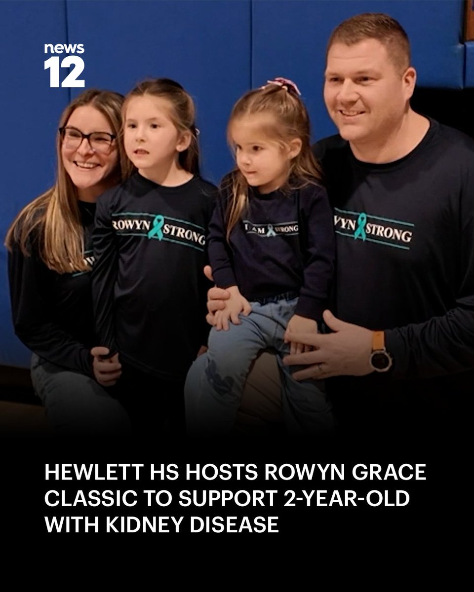 News12LI's tweet photo. COMMUNITY COMES TOGETHER: Hewlett High School hosts fundraiser to support coach's 2-year-old daughter with chronic kidney disease. 

#News12 #LongIsland #FundraisingEvent #KidneyHealth #LocalNews #News #HewlettHighSchool

https://t.co/xmJZj3VekQ https://t.co/XqeZQ0enrZ
