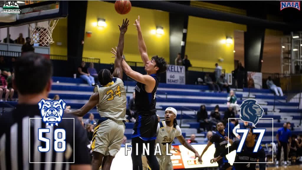 twbulldogs's tweet image. A cold spell late in the first half doomed @twuhoops in their @AACsports road game against Johnson University as they fell 77-58. Armando Cuardado led the team with 11 points while Aaron Layne and Stratton Lovvorn each had nine points.
#TheRightWayToPlay