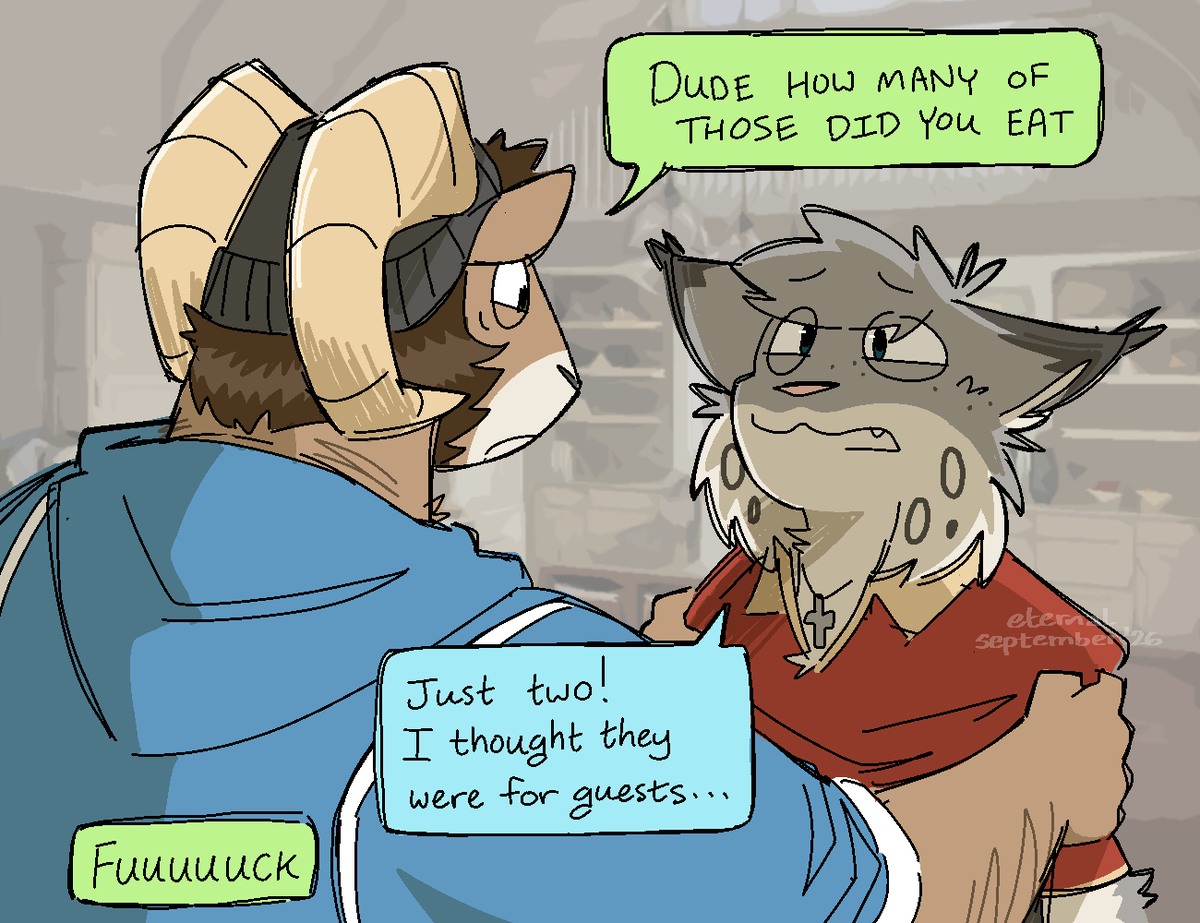 i think you should stay the night, dude....