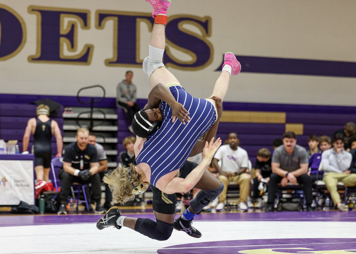 CBCHighSchool's tweet photo. Another good day for the CBC wrestling team at our own Rocky Streb Invitational, including junior Colin Rutlin knocking off nationally-ranked Jet Brown of Odessa, 4-2.

More photos: https://t.co/qHN75tD82D

#MenforTomorrow #BrothersforLife https://t.co/i4zTfg9XGG