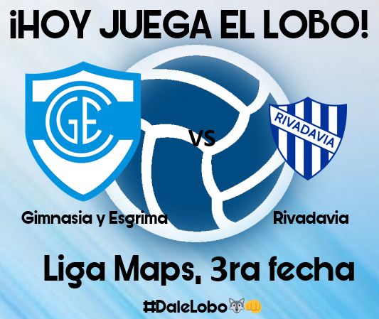 ¡HOY JUEGA EL LOBO! 

📅 Apertura Liga Maps, Fecha 03, Viernes 11 de Enero 
🆚 Rivadavia
🏟️ Estadio Manuel y Ramón Núñez.

-Volvemos de local en búsqueda de la primera suma de a 3 en el campeonato

#DaleLobo🐺👊