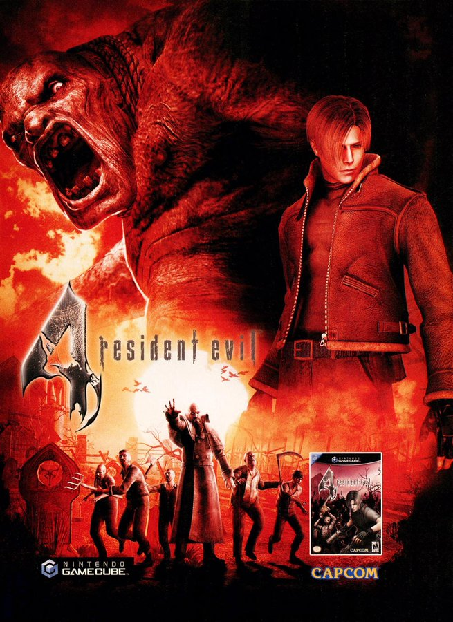 RetroGamerArt's tweet image. Resident Evil 4 (2005) 
21 years old today 🖤
