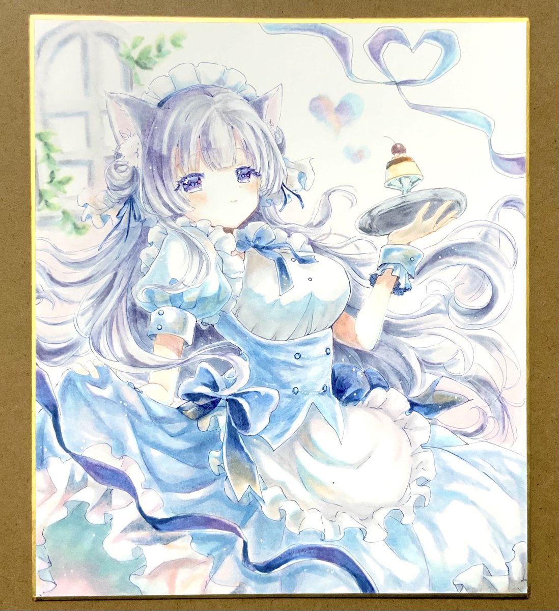 【色紙】弥猫うた