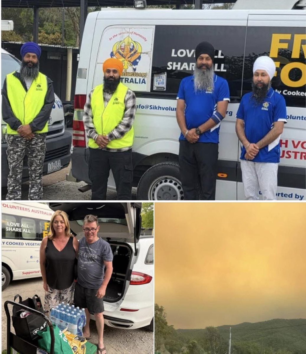 colonelhogans's tweet image. Sikhs as always showing humanity by giving free food. 

Barnaby Joyce and Pauline Hanson on Gina Reinhardts private jet. 

Say no more….