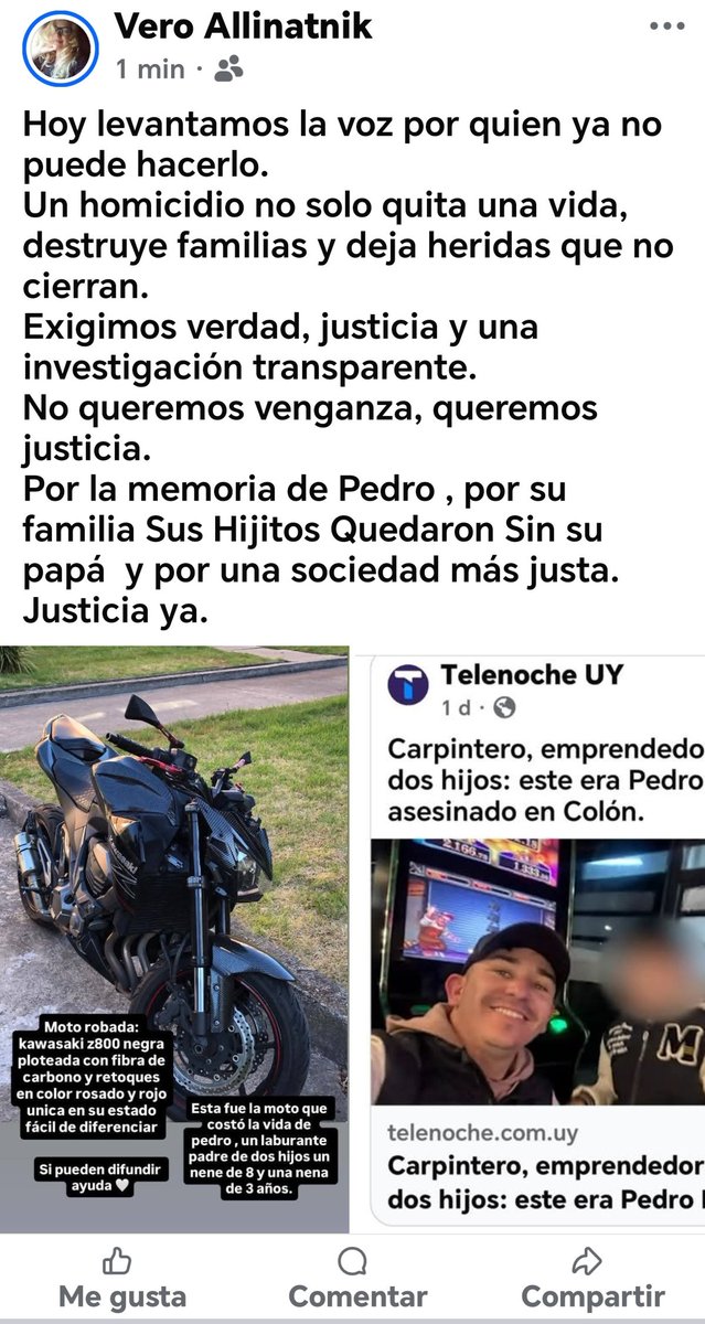 VeroKinta40667's tweet image. Difundir por favor #justicia Por mi hermano #justicia #