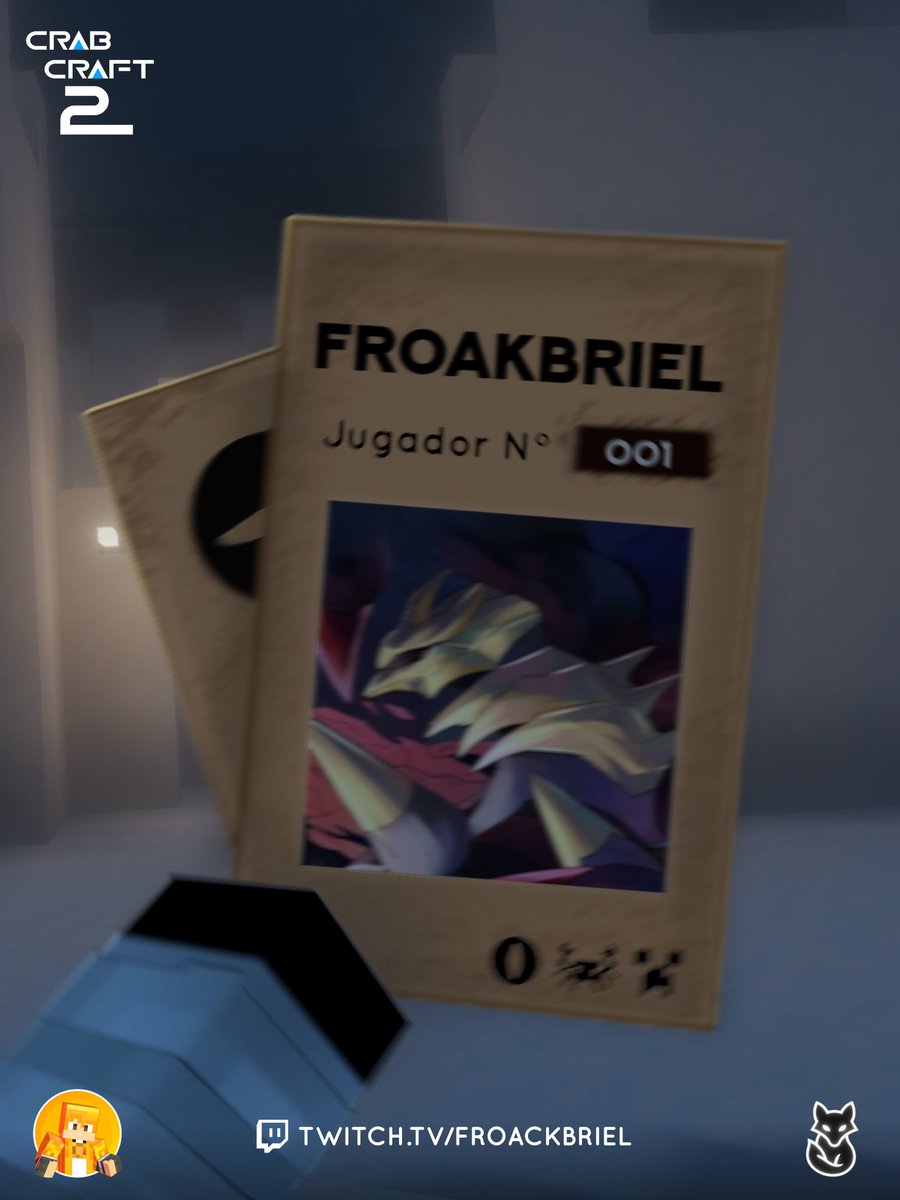 GideonStudioMC's tweet image. De GANAR el MULTIDESAFÍO II a tratar de sobrevivir en este IMPERIO HELADO. ❄️ 

Bienvenido, Froackbriel #001.
#CCG2  #GideonStudio  🦀