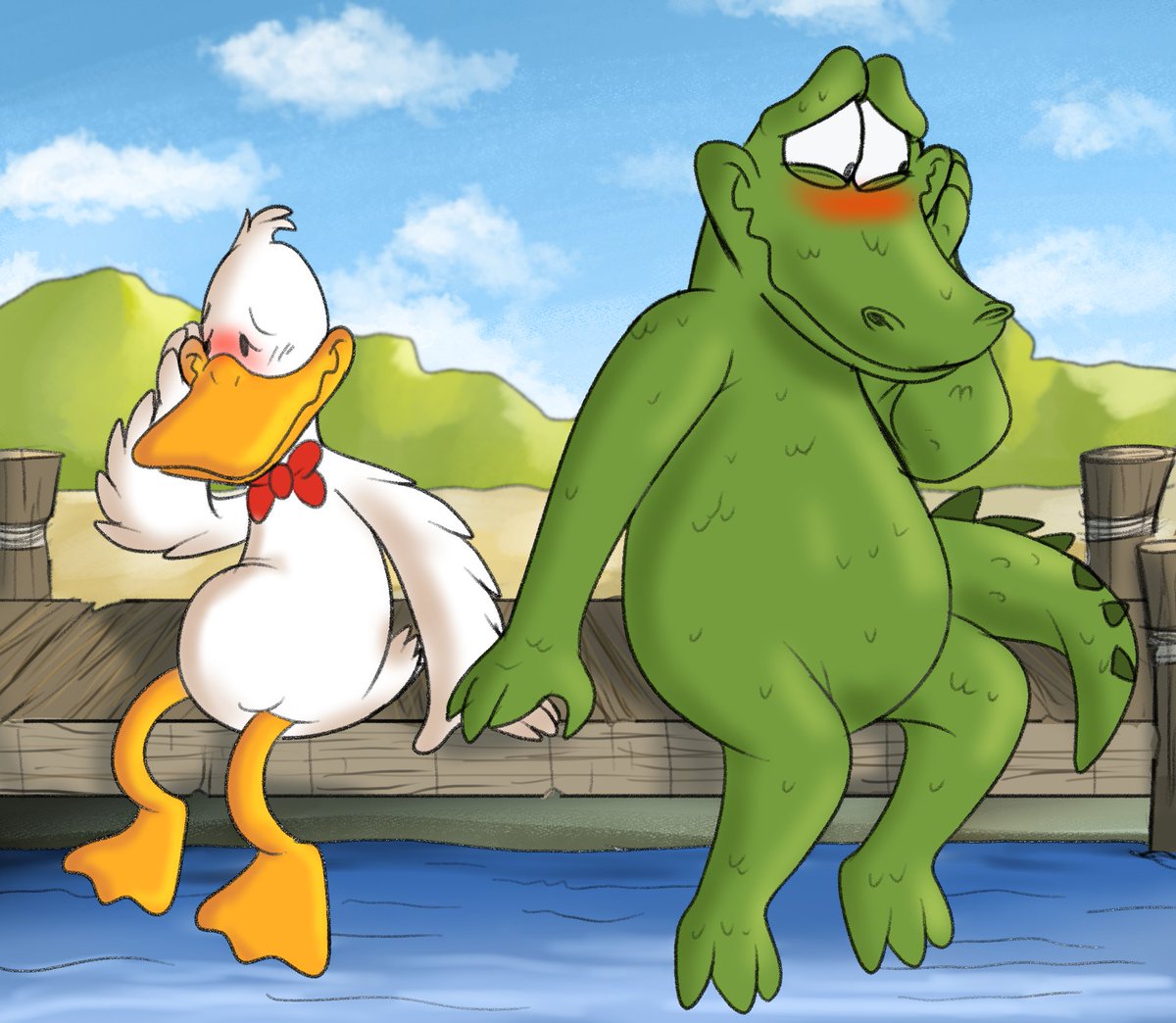 They just kissed 😚