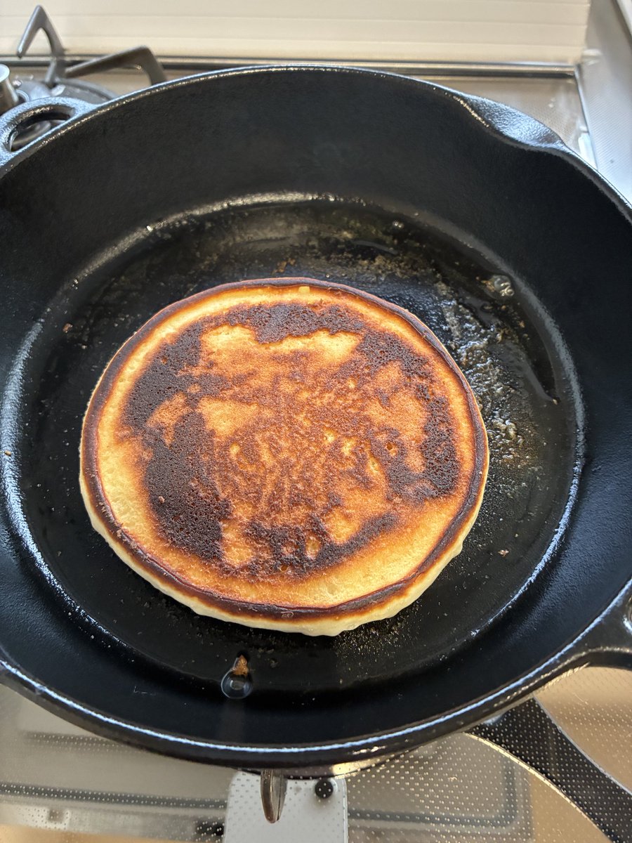 おはようございます

さて、ショールームなるものに行ってきます

これは久々に焼いて失敗したホットケーキ

#おはようVtuber