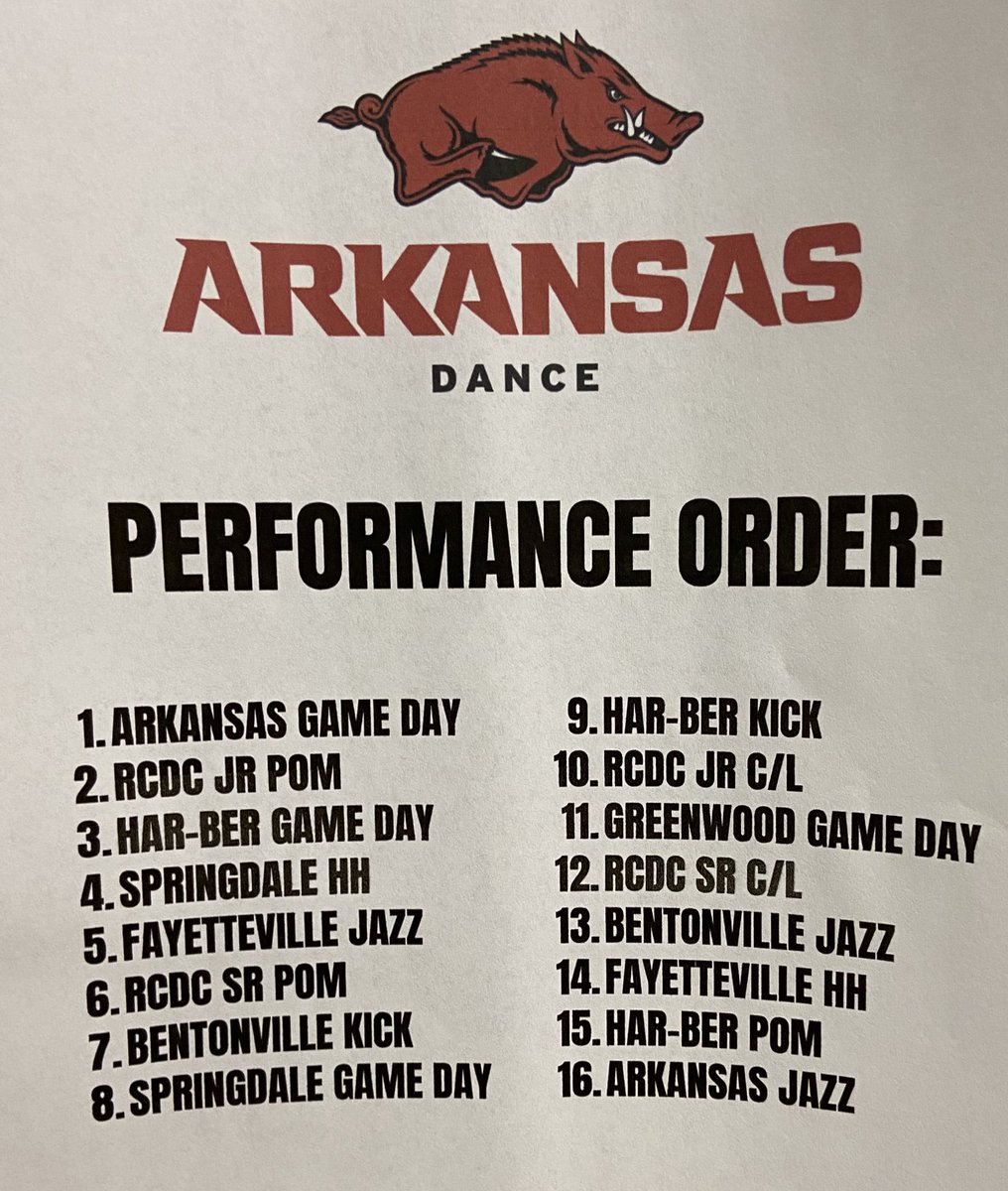 🐗 Razorback Spirit Squad tweet media