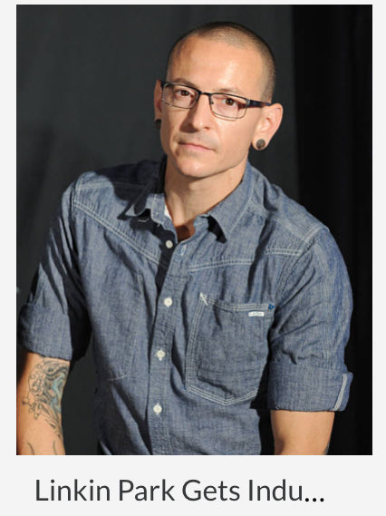 TM8664's tweet image. Chester Bennington and John Podesta - Making the connection?