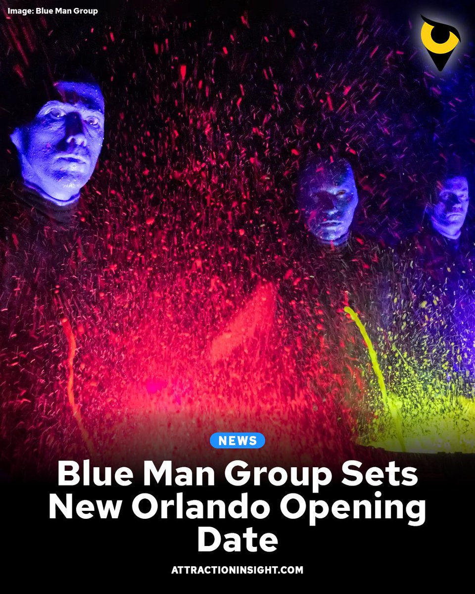 AttractInsight's tweet image. Blue Man Group announced a new target date for its return to Orlando after closing at Universal Orlando in 2021. Its new venue is scheduled to open later this year.

FULL DETAILS: attractioninsight.com/news/blue-man-…