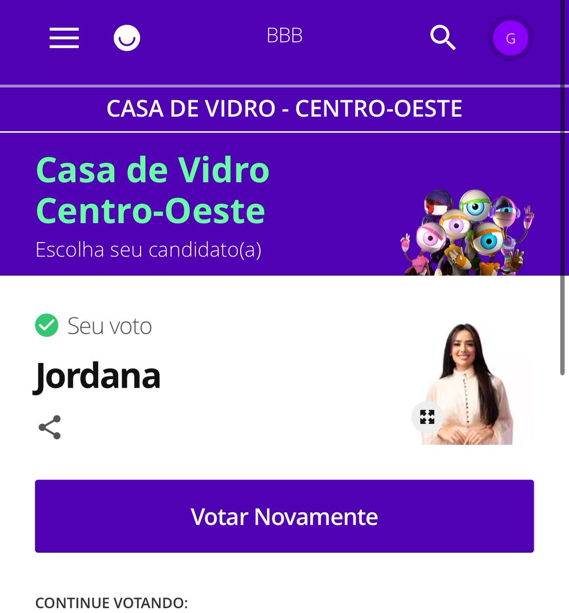 Ela ta vindo aí <a href="/Jordanarmorais/">Jordana Morais</a> 

#bbb26