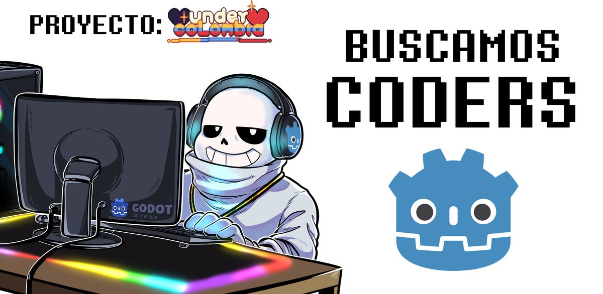 DreyrusAU's tweet image. ⚠️ ¡HELP WANTED! ⚠️

¡BUSCAMOS PROGRAMADORES DE GODOT!

Estamos haciendo UnderColombia, un fangame de Undertale, ¡y necesitamos ayuda! Si tienen tiempo libre y están interesados. ¡Rellenen el formulario! 

🔸 FORMULARIO: forms.gle/DLkvAmULLCpQVN…

#undertale #gamedev #fangame #AU