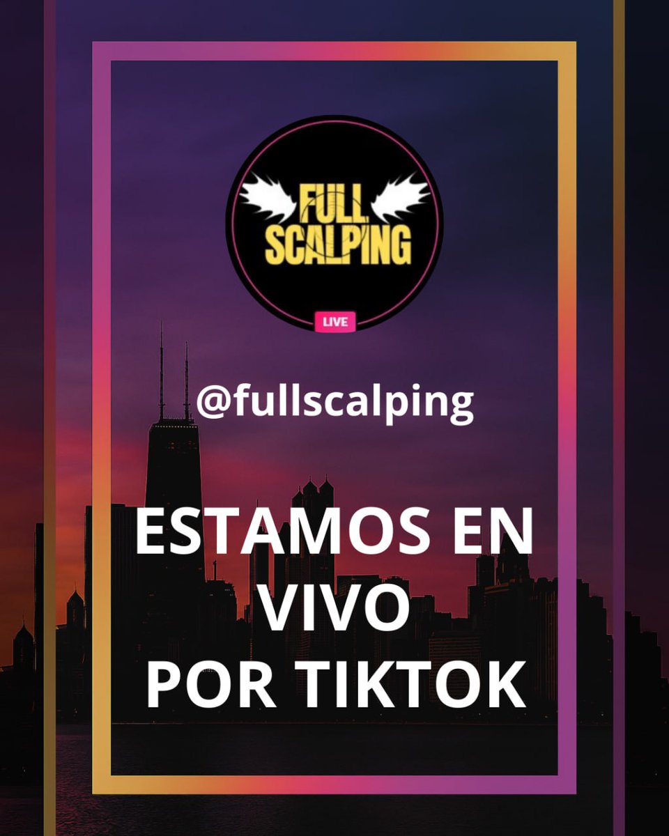 🚨 ATENCIÓN TRADER 🚨
Ya estoy EN VIVO en TikTok 🧠📈

tiktok.com/@fullscalping/…