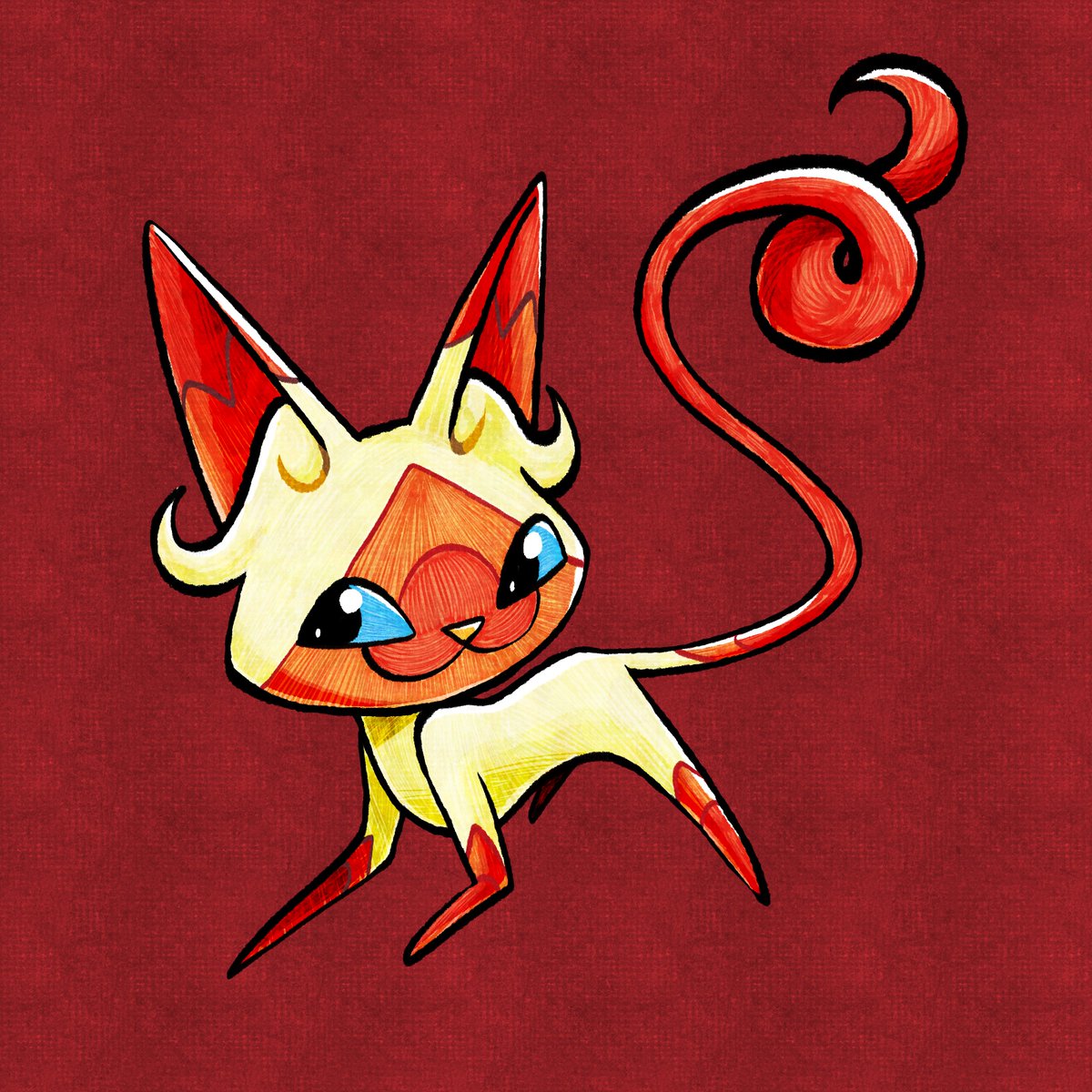 azulaylewin's tweet photo. Currently creating some Thai-based starters. Meet Phruphant, Kindear and Calflow!

(yes I know Litten exists, let me have fun)

#fakemon #Pokemon https://t.co/I1UTLNQ4oR